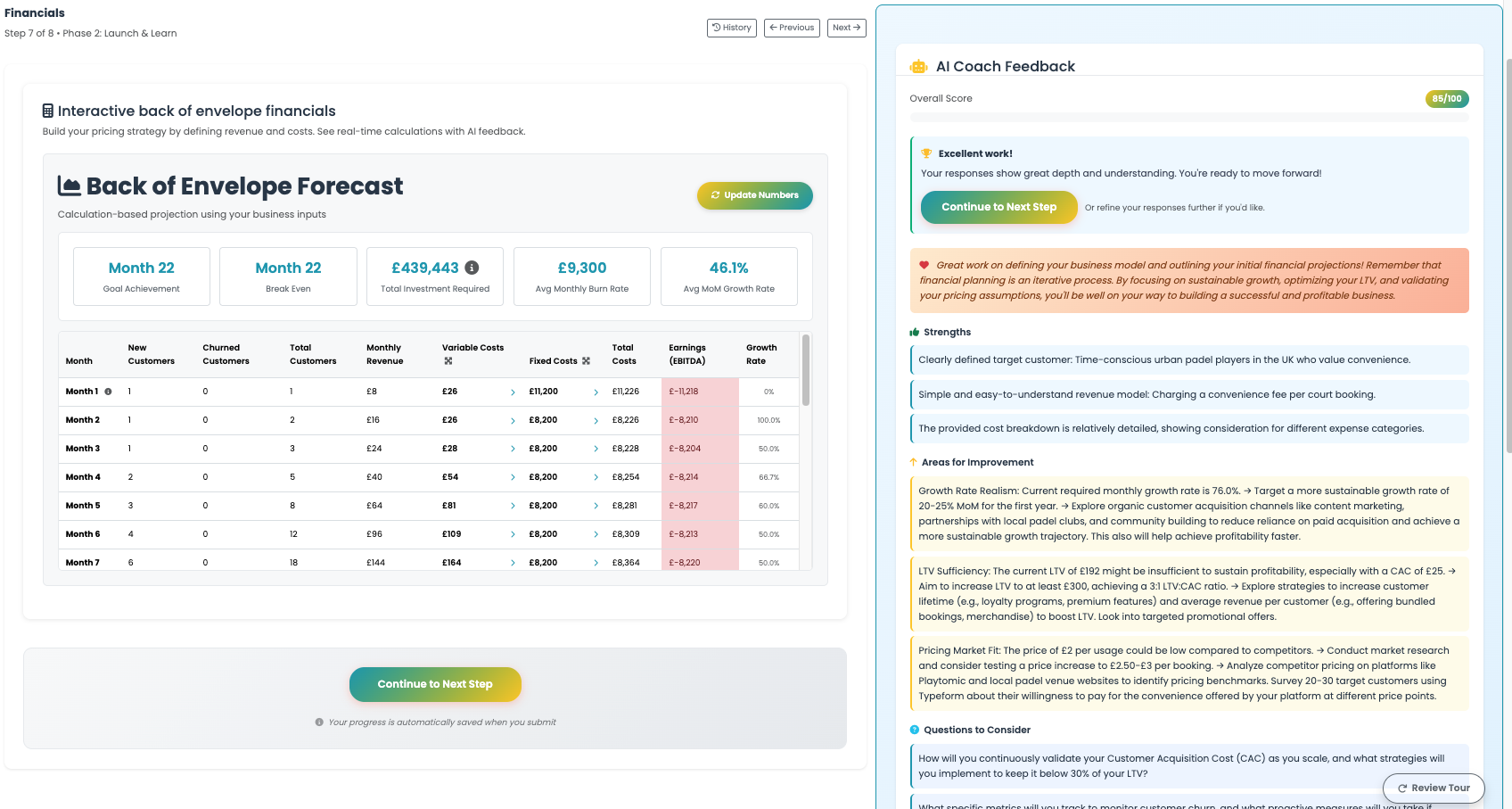 Financial Planning Tool
